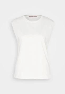 Anna Field T-Shirt Basic - Off-white -Anna Field 014ba046e30b4cc796932e8cdebc6824