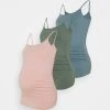 3 PACK - Top - Pink /green/teal -Anna Field 081825ad943c490a81df6b0ecc83751f