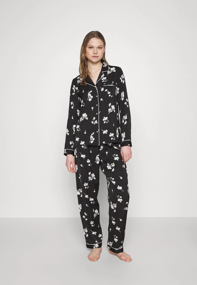 Anna Field SET - Pyjama - Black/offwhite 3 Anna Field SET - Pyjama - Black/offwhite
