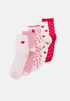 Anna Field 5 PACK - Socken - White/red -Anna Field 0d75944a087742d992ccaae439325071