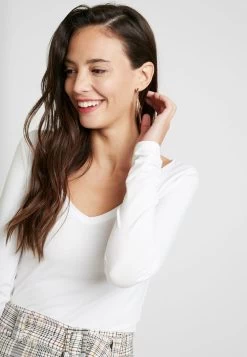 Anna Field BASIC - Langarmshirt - White -Anna Field 11452ed58a634defa3d9bbe41f009514