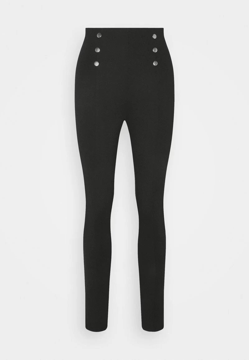 Anna Field Punto Leggings With Button Detail - Leggings - Hosen - Black 6 Anna Field Punto Leggings With Button Detail - Leggings - Hosen - Black – Bild 4