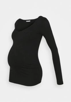 V NECK BASIC LONG SLEEVE TOP - Langarmshirt - Bordeaux -Anna Field 13122de988ef4e02a9ff3959d4901d1f