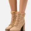 Anna Field LEATHER - Schnürstiefelette - Beige -Anna Field 15dddc56386e4f3282bc12dfa9e3f33d