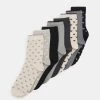 Anna Field HEART ANKLE 8 PACK - Socken - Black/grey -Anna Field 168705eb05194875a2a9231e92363d31