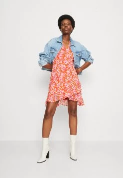 Anna Field VOLANT SHORT DRESS - Freizeitkleid - Red/multicoloured 9 Anna Field VOLANT SHORT DRESS - Freizeitkleid - Red/multicoloured -Anna Field 1b1902792de44e1c8fba589ec89b4065