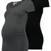 2 PACK - T-Shirt Basic - Dark Gray/black -Anna Field 23776f5e74b449e6ac59e434000e157e
