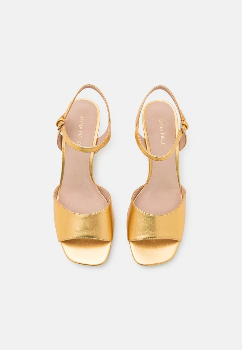 Anna Field LEATHER - Riemensandalette - Gold 8 Anna Field LEATHER - Riemensandalette - Gold – Bild 6
