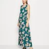 Anna Field Maxikleid - Dark Green/pink -Anna Field 349e7b693be543d888d23f32836eca05