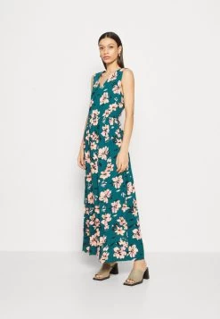Anna Field Maxikleid - Dark Green/pink