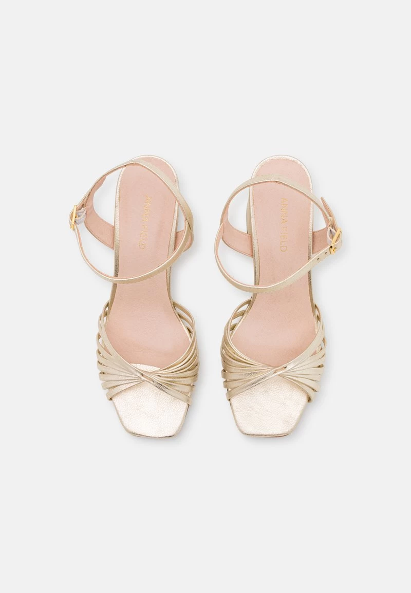 Anna Field LEATHER - High Heel Sandalette - Gold 8 Anna Field LEATHER - High Heel Sandalette - Gold – Bild 6