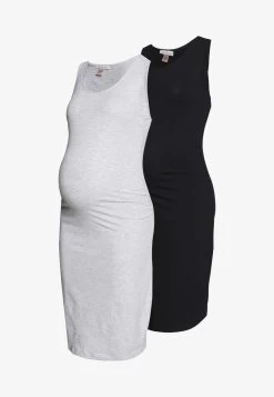 2 PACK - Etuikleid - Light Grey/black -Anna Field 39ca9c517a404cfbb9a9220d30d449c2