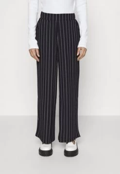 Anna Field Stoffhose - Dark Blue/brown/white -Anna Field 4d94ea4560c144d68fe37ea6a5c24ebd