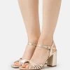 Anna Field LEATHER - High Heel Sandalette - Gold -Anna Field 50e5d2e0525a46a89c34402f6cbbbeec