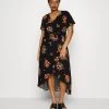 WRAP DRESS HIGH LOW HEM - Freizeitkleid - Black -Anna Field 5a8f0cde2cb842928169b614b09cef64