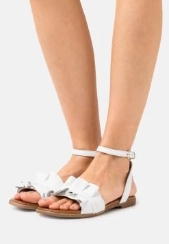 Anna Field LEATHER - Riemensandalette - White