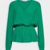 Anna Field PEPLUM - Bluse - Green -Anna Field 5c90c473ffc54a01a9eb045d53567605