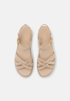 Anna Field LEATHER - Keilsandalette - Beige -Anna Field 5e0952d91e154888be76cdfe1f9a1c60