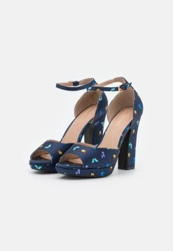 Anna Field Plateausandalette - Dark Blue -Anna Field 66213a05e8bc4245b610d9614ae4f643
