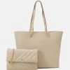 Anna Field SET - Shopping Bag - Beige