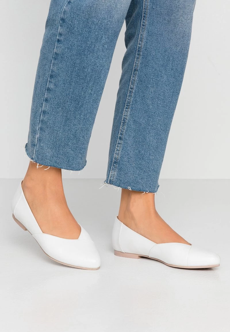 Anna Field LEATHER BALLERINAS - Klassischer Ballerina - White 3 Anna Field LEATHER BALLERINAS - Klassischer Ballerina - White