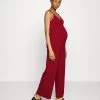 STRAPPY DRAPPY CINTERED - Jumpsuit - Dark Red -Anna Field 6bcd44d2bb234200894a709280f2e86b