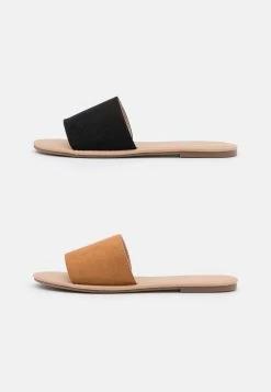 Anna Field 2 PACK - Pantolette Flach - Black/cognac 9 Anna Field 2 PACK - Pantolette Flach - Black/cognac -Anna Field 6bfa9e56acb841d4be7b6656df00ba4d