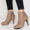 Anna Field High Heel Stiefelette - Taupe -Anna Field 6daa710295bf43ca885d41a1ae2493a0