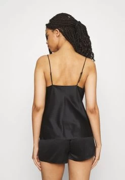 Anna Field SIMPLE SATIN SHORT SET - Nachtwäsche Set - Black -Anna Field 722ca56a9ee2439f909f606ecf6a7ffe