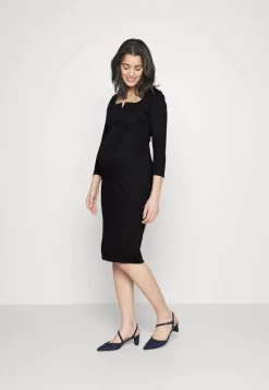 NOTCH NECKLINE MIDI DRESS - Jerseykleid - Black -Anna Field 745887bcaafc454abffcdfca4f151e44 1