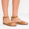 Riemensandalette - Cognac