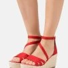 Anna Field Plateausandalette - Red -Anna Field 76edd2bedc8a4dd0acf60df8c07dcced