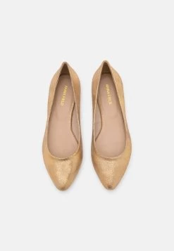 Anna Field LEATHER - Klassischer Ballerina - Gold -Anna Field 77bef8a948134ad6b086f672d7c111bb
