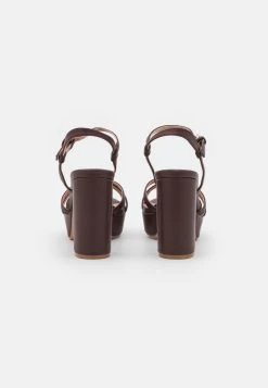 Anna Field Plateausandalette - Dark Brown -Anna Field 78fb4a983d5d4ba392299bb4e4d55c7e