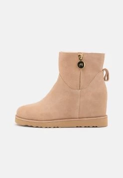 Anna Field LEATHER WINTER BOOT - Ankle Boot - Beige -Anna Field 87423054cfa44f36bb0f492fe892d0c6