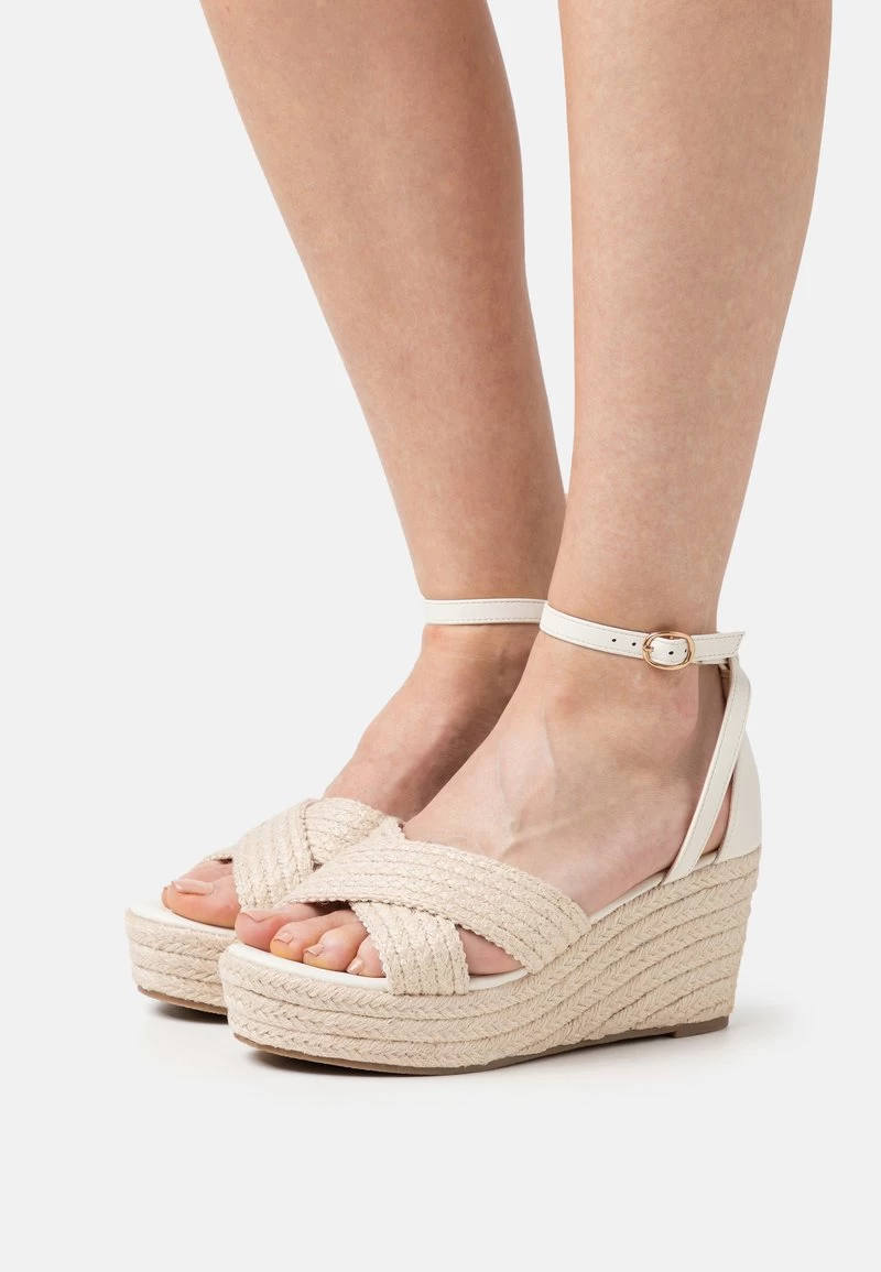 Plateausandalette - Beige 3 Plateausandalette - Beige