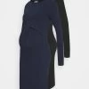 2 PACK NURSING DRESS - Jerseykleid - Dark Blue/black -Anna Field 8fdbbe96b7e5442499339809df487dbe