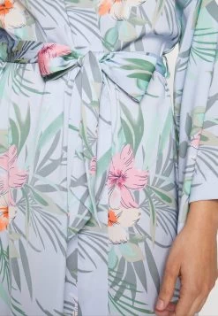 Anna Field FLORAL ROBE - Bademantel - Blue -Anna Field 997130518deb46f2bc1f996a410ba74e