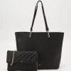 Anna Field SET - Shopping Bag - Black -Anna Field 9d7a57dc9d154c749df68a02e94bf21e
