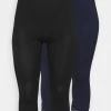 2 PACK - Leggings - Hosen - Black/dark Blue 2 2 PACK - Leggings - Hosen - Black/dark Blue -Anna Field a3ae61bd7b83442d91af6ba5e310d344