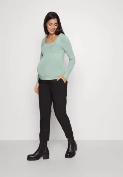 MATERNITY BASIC LONGSLEEVE 2 PACK - Langarmshirt - Pink/light Green
