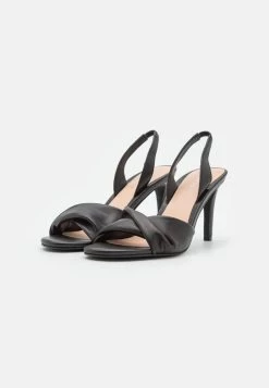 Anna Field LEATHER - High Heel Sandalette - Black -Anna Field afeb76ee5fde4f25b5ae2f2f1f949385
