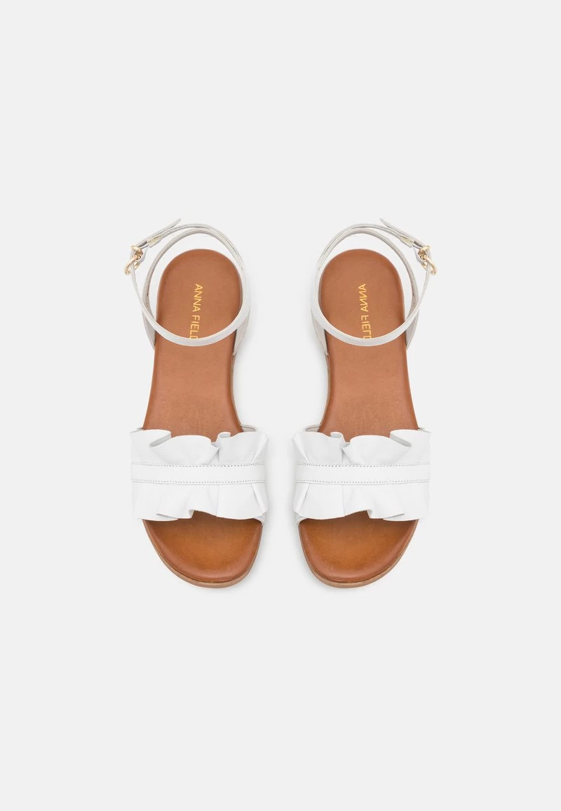 Anna Field LEATHER - Riemensandalette - White 8 Anna Field LEATHER - Riemensandalette - White – Bild 6