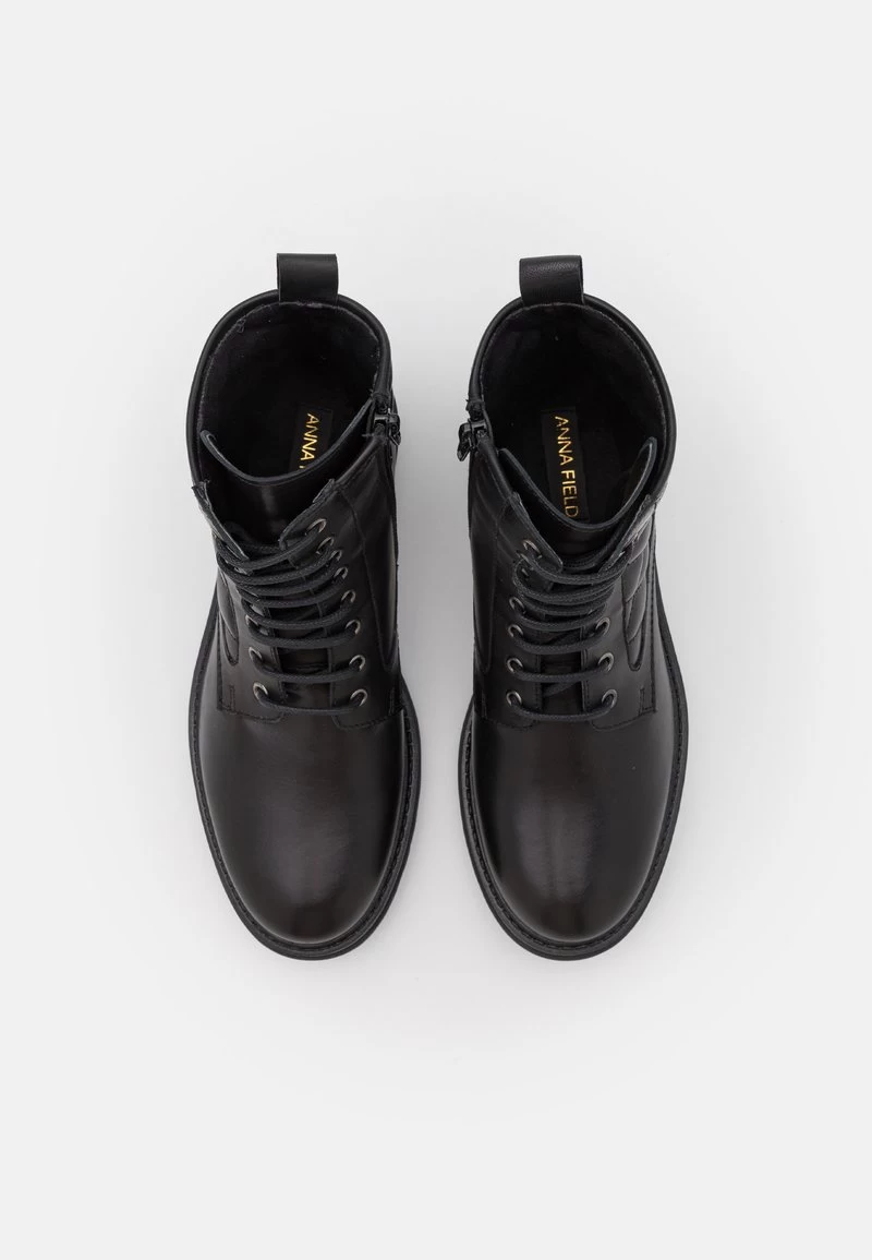 Anna Field LEATHER - Schnürstiefelette - Black 8 Anna Field LEATHER - Schnürstiefelette - Black – Bild 6