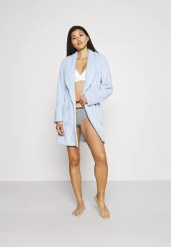 Anna Field LADIES PLUSH BATHROBE - Bademantel - Blue -Anna Field c2f44cdbf4044c0098655e6ed2a3bc8c
