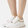 Anna Field LEATHER - Sneaker Low - White/gold -Anna Field c6dc75d200124256bfc29d5b9d21719f