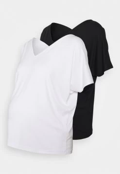 2 PACK - T-Shirt Basic - White/black