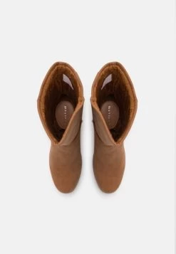 Anna Field WINTER BOOT - Keilstiefelette - Cognac -Anna Field cffb9f97d1de47db94e1ac2c257045ff