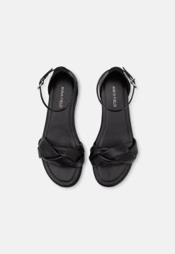 LEATHER - Riemensandalette - Black -Anna Field d5dae6fe44eb4451a6fc8381e9679cc1