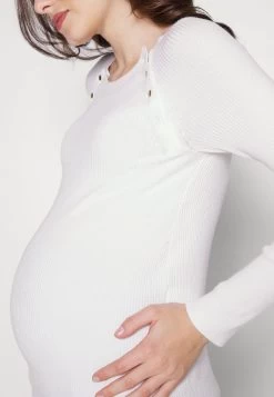 NURSING - BUTTON OPENING - Strickpullover - White -Anna Field d779e2bf277145d7bbbb276e609117d4